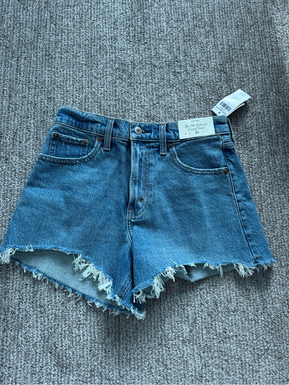 Abercrombie 90s cutoff relaxed shorts NWT